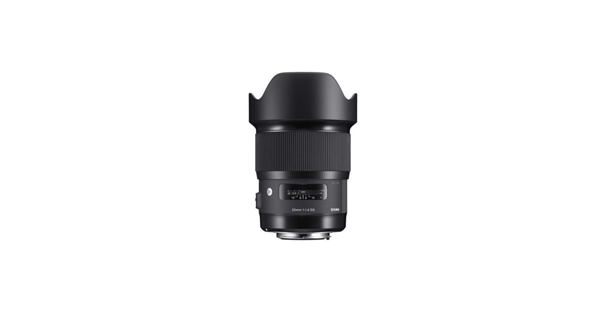 Comparer les prix Objectif à Focale fixe Sigma 20mm f 1 4 DG HSM pour