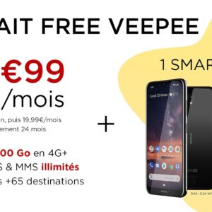 #BonPlan : Free Mobile offre un smartphone avec son forfait 100 Go à 9,99¬/mois pendant 1 an