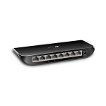 image produit TP-Link TL-SG1008D Switch Ethernet Gigabit 8 ports 10/100/1000 Mbps - Idéal partage de connexion et mise en réseau pour les petites entreprises et les bureaux domestiques , Noir - livrable en France