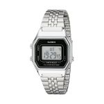 image produit Casio - LA680WA-1D - Vintage - Montre Femme - Quartz Digital - Cadran LCD - Bracelet Acier Gris
