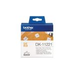 image produit Brother DK-11221 | Rouleau d'étiquettes, original | noir sur blanc | 23 x 23 mm