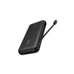 image produit Belkin Gaming Batterie Externe 20000mAh, 30W avec câble USB-C intégré (Recharge Rapide USB-C PD, Chargeur Portable pour Nintendo Switch 2, iPhone 16, iPad Pro, Galaxy S25, etc., Noir)
