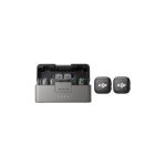 image produit DJI Mic 3 (2 TX + 1 RX + Boîtier de Recharge), Microphone sans Fil pour iPhone/caméra/Android, ultraléger, contrôle de Gain adaptatif pour Un Volume équilibré, 28 h d’Utilisation, Vlog