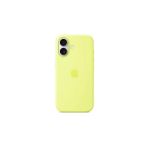 image produit Apple Coque en Silicone avec MagSafe pour iPhone 17 - Jaune Fluo ​​​​​​​ - livrable en France