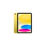 image produit Apple iPad avec Puce A16 : Écran Liquid Retina 11 Pouces, 256 Go, Wi-FI 6 et connectivité cellulaire 5G, caméras Avant/arrière 12 Mpx, Touch ID, autonomie d’Une journée – Jaune
