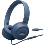 image produit JBL Tune 520 C, Casque Filaire Supra-auriculaire Confortable avec Micro, Son JBL Pure Bass, préréglages EQ, connectivité USB-C, Design Pliable et câble Anti-nœuds, Bleu