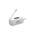 image produit JBL Tuner 3 Radio Portable Dab/Dab+/FM avec Bluetooth, 6 préréglages, 15 h d'autonomie, étanchéité IP68, Connexion Multi-Enceintes Auracast, Compatible avec l'application JBL Portable, Blanc