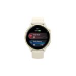 image produit Garmin vívoactive 6 - Montre connectée avec GPS Forme & santé avec écran Ultra-Lumineux - Lunar Gold avec boîtier Ivoire - livrable en France