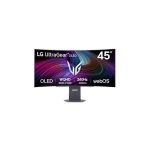 image produit LG UltraGear™ 45GX90SA-B Ecran PC Gaming Incurvé 45" - dalle OLED résolution WQHD (3440x1440), 0.03 ms GtG 240Hz, DisplayHDR™ TrueBlack 400, DCI-P3 98.5% (CIE1976), AMD FreeSync Premium, NVIDIA G-Sync