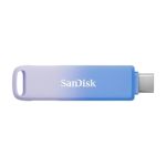 image produit SANDISK Creator Phone Drive 256 Go (clé pour iPhone/iPad, PC, Mac, avec connecteurs Lightning & USB Type-C , jusqu'à 90 Mo/s, sauvegarde automatique, 3 mois d'Adobe Lightroom inclus)