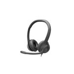 image produit Logitech H390 Casque Filaire pour PC/Ordinateur Portable, Casque stéréo avec Microphone Anti-Parasite, stéréo, Commandes intégrées, certifié Works with Chromebook - Noir