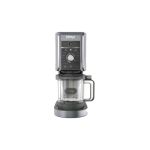 image produit Ninja CREAMi Deluxe Machine a glace et sorbetière, 2 bacs, 10 fonctions, crème glacée, sorbets, yaourts glacés, des milkshakes, des slush, Pièces amovibles lavables au lave-vaisselle, Argent NC502EU