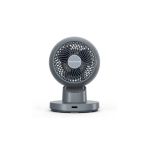 image produit Rowenta Turbo Silence Compact 3D Desk Ventilateur de table, Silencieux 21 dB, Rafraîchissement intense 5,5 m/s, Oscillation 3D automatique, 12 vitesses & 3 modes, Télécommande, QV2540F1