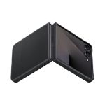 image produit Samsung Kindsuit EF-VF766 Étui de Protection pour Smartphone Galaxy Z Flip7, Aspect Cuir, résistant aux Rayures, Noir
