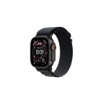 image produit Apple Watch Ultra 3 [GPS + Cellular 49 mm] Montre connectée Course à Pied et Multisport avec boîtier Titane Noir et Boucle Alpine Noir. Communications Satellite, Suivi santé et activité