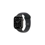 image produit Apple Watch Series 11 [GPS + Cellular 42 mm] Montre connectée avec boîtier Ardoise et Bracelet Sport Noir. Score de Sommeil, Moniteur d’activité, Suivi de la santé, écran Toujours activé