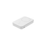 image produit Belkin BoostCharge Pro Batterie Externe sans Fil 8 000 mAh avec Qi2 (Chargeur Portable Compatible MagSafe, Support intégré, pour iPhone 16, 16 Plus, 16 Pro, 16 Pro Max, iPhone 15, etc., Blanche)