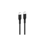 image produit Belkin Eco Câble USB-C vers USB-C avec gaine tressée, 1 m, 240 W, doux au toucher, souple, Câble de recharge rapide, pour iPhone 16, Galaxy S25, Pixel 9, MacBook, iPad Pro, etc.- Noir (USB 2.0) - livrable en France
