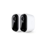 image produit Arlo Essential 3 2K XL, Caméra de Surveillance WiFi Extérieure sans Fil, Autonomie de 24 Mois, Vision Nocturne Couleur, Sirène et Audio Bidirectionnel, Essai Secure Inclus, 3 Caméras Blanc