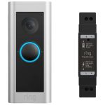 image produit Ring Sonnette vidéo Pro filaire (anciennement Video Doorbell Pro 2) | Sonnette extérieure avec caméra, vidéo 1536p HD en plan moyen, détection de mouvements 3D, wifi | Essai Ring Home gratuit 30 j.