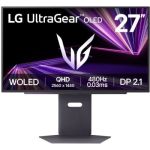 image produit LG UltraGear™ 27GX790A-B Ecran PC Gaming OLED 27" - dalle OLED résolution QHD (2560x1440), 0.03 ms GtG 480Hz, DisplayHDR™ TrueBlack 400, DCI-P3 98.5% (CIE1976), AMD FreeSync Premium Pro, NVIDIA G-Sync