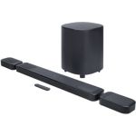 image produit JBL Bar 1000 MK2, Barre de Son Bluetooth 7.1.4 canaux pour TV avec Enceintes détachables, Caisson de Basses de 25,4 cm, Dolby Atmos, DTS:X, HDMI eARC, Wi-FI, PureVoice 2.0 et MultiBeam 3.0, Noir