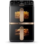 image produit Friteuse sans huile PHILIPS Airfyer Vertical Duo NA462/70