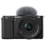 image produit Sony ZV-E10K Appareil Photo Hybride (APS-C) avec Objectif Power Zoom 16-50 mm f/3,5-5,6 II – écran orientable et inclinable, autofocus Eye AF en Temps réel, idéal pour Vloggers et débutants