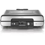 image produit Ninja Sizzle Pro XL Grill Electrique Intérieur & Plancha Electrique Céramique, Grill Multifonction Pour Grillade Maison & Smash Burger, Couvercle, Accessoires, Argent/Noir GX101EU