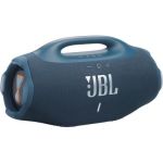 image produit JBL Boombox 4, Enceinte Bluetooth Portable, Son JBL Pro, AI Sound Boost, étanchéité et résistance à la poussière IP68, jusqu'à 34 h d’autonomie, Connexion Multi-Enceintes Auracast, Bleu