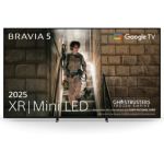 image produit Sony BRAVIA 5 Mini LED 98 Pouces, processeur XR avec IA, Acoustic Multi-Audio, Dolby Vision/Atmos, IMAX Enhanced, Google TV 2025, Apple, Eco Dashboard 2, Smart, K98XR55, 98"