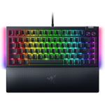 image produit Razer BlackWidow V4 Low-profile HyperSpeed - Clavier gaming mécanique low-profile sans fil (BT, Molette multifonction et 3 Boutons) Interrupteur orange | AZERTY Clavier FR