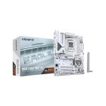 image produit GIGABYTE B850 Eagle WIFI7 Ice Carte mère - Processeurs AMD Ryzen série 9000, VRM numérique 8+2+2 Phases, jusqu'à 8200 MHz DDR5 (O.C.), 1x M.2 PCIe 5.0 + 2X M.2 PCIe 4.0, Wi-FI 7, LAN 2.5 GbE