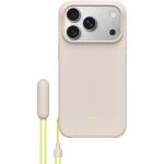 image produit Beats Coque avec béquille pour iPhone 17 Pro équipée MagSafe avec Commande de l'appareil Photo, Support intégré et dragonne, Fini Mat et Doublure en Tissu Microfibre - Gris Gypse