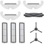 image produit Dreame Kit d'accessoires pour robot D10 Plus Gen2 comprenant 3x serpillières, 3x filtres, 2x brosses latérales, 1x brosse principale, accessoires originaux Dreame