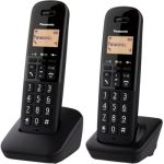 image produit Panasonic (Wireless) Téléphone Fixe sans Fil Duo - KX-TGB612FRB - Noir