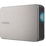 image produit Toshiba Canvio Flex 4 TB - Disque Dur Externe (HDD) Portable 2,5'' pour Mac, Windows PC, Smartphone et Tablette, Compatible avec la Plupart des appareils USB-C et USB-A, Argent Chaud (HDTX240ESCCA)