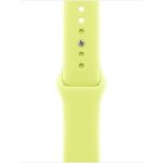 image produit Apple Watch Band - Bracelet Sport - 40 mm - Jaune fluo - S/M
