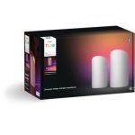 image produit Philips Hue Play Wall Washer Connecté Blanc, Pack de 2, White and Color Ambiance avec technologie ColorCast, Compatible Bluetooth, Contrôle Vocal avec Alexa, Apple Home & Google Assistant Philips.