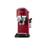 image produit De'Longhi Dedica Style, Machine expresso pour préparer des boissons café et lactées, EC685R, Rouge - livrable en France
