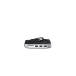image produit SATECHI Hub Mac Mini M4 & Support avec Boîtier SSD NVMe en Aluminium, Dock Mac Mini M4 avec 2X USB-A 10 Gbps, 1x USB-A 480 Mbps, Lecteur SD et Ventilation Améliorée pour Mac Mini M4 et Pro