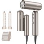 image produit DREAME Pocket Neo Sèche-cheveux Grande Vitesse, 3 Formes pliables, poids léger de 300g, Moteur de 110 000 tr/min, 300 Millions d'ions Négatifs, Température Constante de 57 °C, Séchage en 40s, Gold - livrable en France