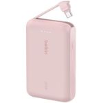 image produit Belkin BoostCharge Batterie Externe 10 000 mAh Portable avec câble intégré (PD 20 W, Recharge Rapide USB-C Power Delivery, pour Tous Les modèles de l'iPhone 16/15, iPad Pro, Galaxy S24, etc.)