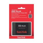 image produit SanDisk SSD Plus SSD 2 to, Disque SSD Interne, SATA III 2.5", Vitesse de Lecture jusqu'à 545 MB/s, Mettez Votre Ordinateur à Niveau avec Un Disque SSD Rapide - livrable en France