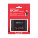 image produit SanDisk SSD Plus SSD 500 Go, Disque SSD Interne, SATA III 2.5", Vitesse de Lecture jusqu'à 535 MB/s, Mettez Votre Ordinateur à Niveau avec Un Disque SSD Rapide