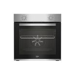 image produit Beko BBIE12000X Four encastrable - 66L, SteamShine, Éclairage halogène, 6 fonctions de cuisson, H x L x P (cm) : 59,5 x 59,4 x 56,7, Acier inoxydable, Classe A