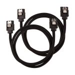 image produit Câble SATA gainé CORSAIR Premium - SATA 6Gbps 60 cm, rouge - livrable en France