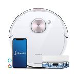 image produit ECOVACS Deebot OZMO T8 Pure Aspirateur Robot Laveur, Navigation Laser dToF, Évitement d'obstacles, Cartographie Multi-étages, Zones de Nettoyage Personnalisées, 5200mAh, Autonomie de 260 Minutes