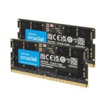 image produit Crucial RAM DDR5 128Go Kit (2x64Go) 5600MHz SODIMM, Mémoire pour Ordinateur Portable, Mini PC (ou 5200MHz / 4800MHz) CL46- CT2K64G56C46S5