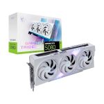 image produit MSI NVIDIA GeForce RTX 5080 16G Gaming Trio OC White Carte Graphique - 16 Go GDDR7 (30 GB/s, 256-bit), PCIe 5.0 - TRI FROZR 4 (3 x Ventilateurs STORMFORCE), RGB - HDMI 2.1b, DisplayPort 2.1b